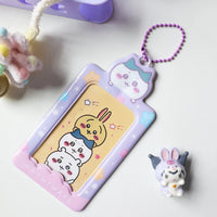 Thumbnail for Kawaii Chiikawa Kpop Keychain Photocard Holder - ArtGalleryZen
