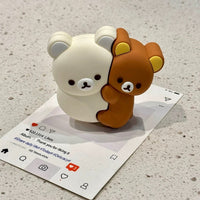 Thumbnail for Kawaii Hugging Rilakkuma AirPods Earphone Case - ArtGalleryZen