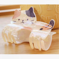 Thumbnail for Kawaii Kitten Acetate Acrylic Hair Claw Hair Clip - ArtGalleryZen