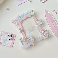 Thumbnail for Kawaii Mikko Kpop Acrylic Photocard Holder - ArtGalleryZen