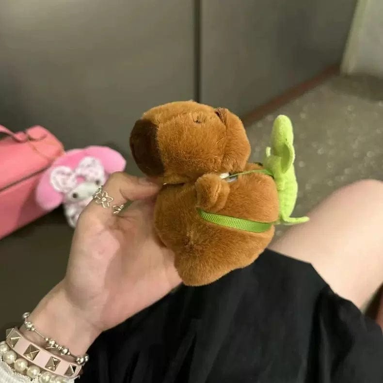 Kawaii Plush Capybara AirPods Earphone Case - ArtGalleryZen