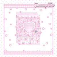 Thumbnail for Kawaii Strawberry Melody Hollow Heart A7 Binder Cover - ArtGalleryZen