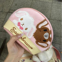 Thumbnail for Kawaii Sugarbunnies Embroidery Makeup Toiletry Bag Storage Bag - ArtGalleryZen