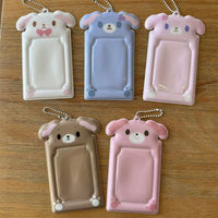 Thumbnail for Kawaii Sugarbunnies Kpop Keychain Photocard Holder - ArtGalleryZen