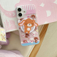 Thumbnail for Kawaii Sugarbunnies Magnetic Stand iPhone Case - ArtGalleryZen