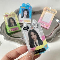 Thumbnail for Korea Style Puppy Cat Acrylic Kpop Keychain Photocard Holder - ArtGalleryZen