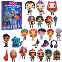 Thumbnail for Kpop Demon Hunters Advent Countdown Calendar With 24pcs 3D Keychain Doll - ArtGalleryZen
