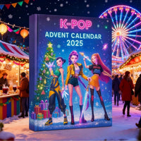 Thumbnail for Kpop Demon Hunters Advent Countdown Calendar With 24pcs 3D Keychain Doll - ArtGalleryZen