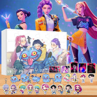 Thumbnail for Kpop Demon Hunters Advent Countdown Calendar With 24pcs Keychain - ArtGalleryZen