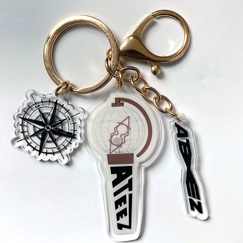 Kpop Idol Group Mini Lightstick Acrylic Keychain - ArtGalleryZen