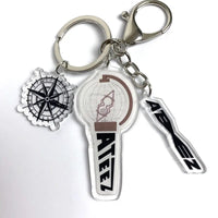 Thumbnail for Kpop Idol Group Mini Lightstick Acrylic Keychain - ArtGalleryZen