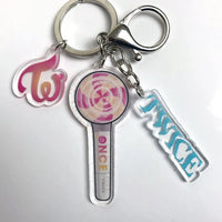 Thumbnail for Kpop Idol Group Mini Lightstick Acrylic Keychain - ArtGalleryZen