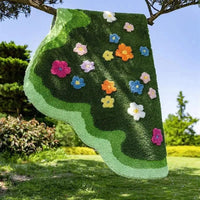 Thumbnail for Little Blooming Garden Plush Rug Carpet - ArtGalleryZen