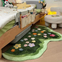 Thumbnail for Little Blooming Garden Plush Rug Carpet - ArtGalleryZen