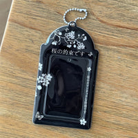 Thumbnail for Love Diary Cherry Blossoms Kpop Keychain Photocard Holder - ArtGalleryZen