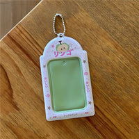 Thumbnail for Lovely Cat Apple Cake Kpop Keychain Photocard Holder - ArtGalleryZen