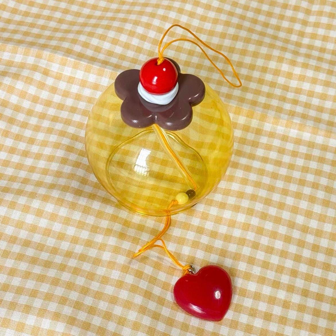 Lovely Cherry Cream Pudding Wind Chime - ArtGalleryZen