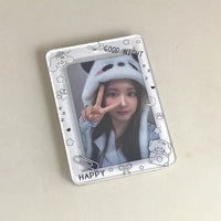 Thumbnail for Lovely Puppy Kpop Keychain Acrylic Photocard Holder - ArtGalleryZen