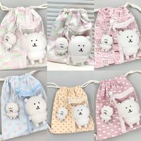 Thumbnail for Lucky Clover Strawberry Pudding Kpop Fan Display Drawstring Backpack - ArtGalleryZen
