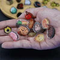 Thumbnail for Minecraft Crafting Recipe Fridge Magnets Set - ArtGalleryZen