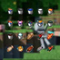 Thumbnail for Minecraft Crafting Recipe Fridge Magnets Set - ArtGalleryZen