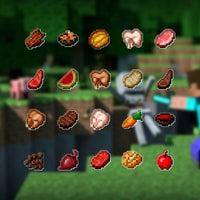 Thumbnail for Minecraft Crafting Recipe Fridge Magnets Set - ArtGalleryZen