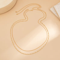 Thumbnail for Minimalist 2pcs Gold Silver Plated Belly Chain Set - ArtGalleryZen