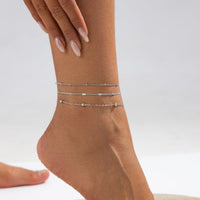 Thumbnail for Minimalist 3pcs Saturn Chain Anklet Set - ArtGalleryZen