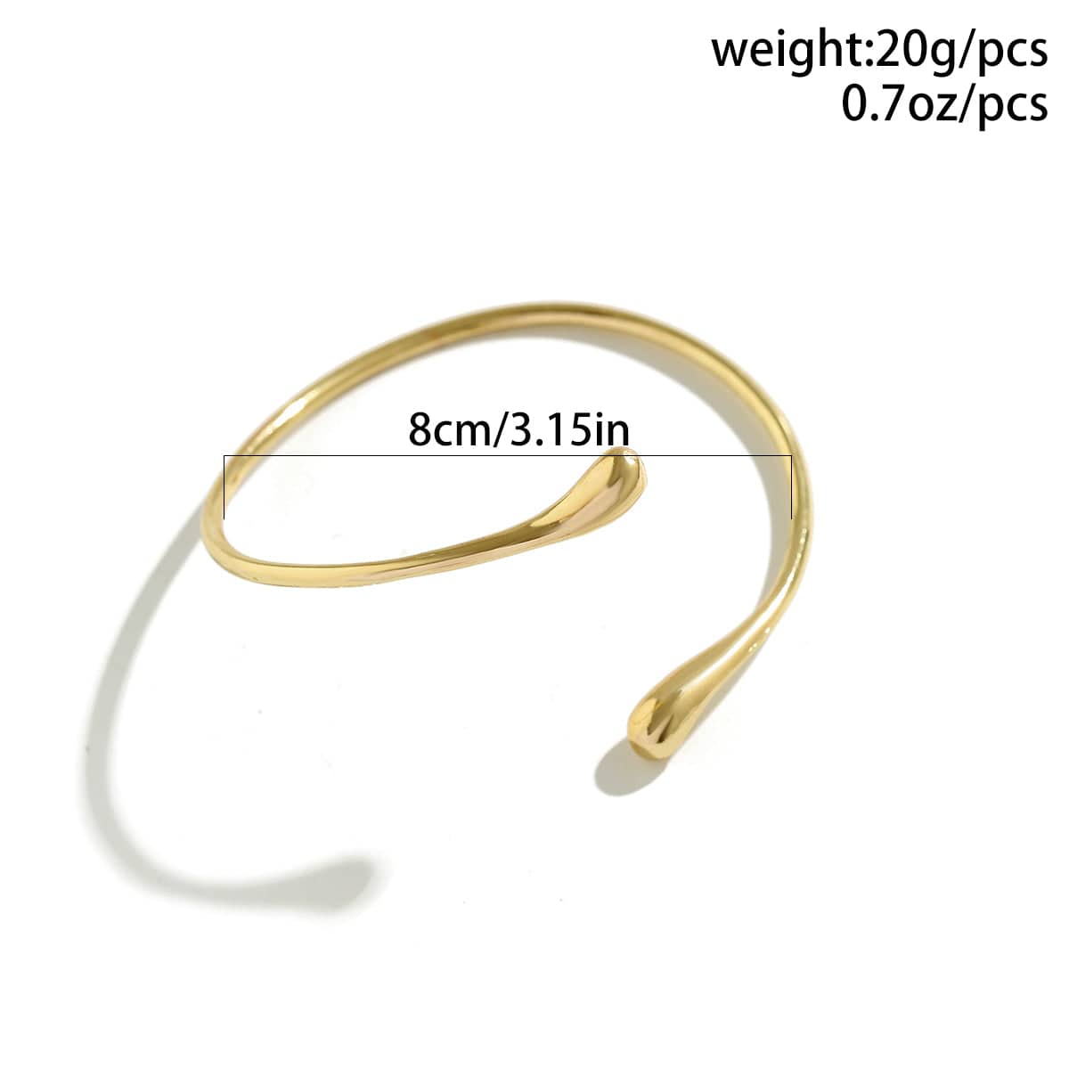 Minimalist Abstract Waterdrop Shape Arm Band - ArtGalleryZen