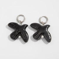 Thumbnail for Minimalist Ceramic Peace Dove Pendant Necklace Earrings - ArtGalleryZen
