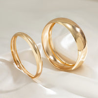 Thumbnail for Minimalist Chunky 2Pcs Gold Silver Pleated Bangle Bracelet Set - ArtGalleryZen