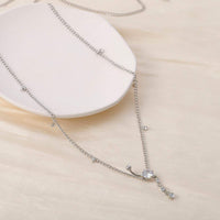 Thumbnail for Minimalist Crystal Navel Piercing Belly Chain - ArtGalleryZen