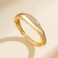 Thumbnail for Minimalist Geometric Glossy Bangle Bracelet - ArtGalleryZen