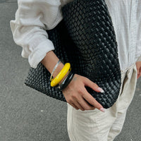 Thumbnail for Minimalist Glossy Resin Bangle Bracelet - ArtGalleryZen