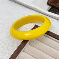 Thumbnail for Minimalist Glossy Resin Bangle Bracelet - ArtGalleryZen