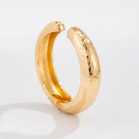 Thumbnail for Minimalist Hammered Curved Bangle Bracelet Set - ArtGalleryZen