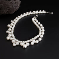 Thumbnail for Minimalist Layered Pearl Trouser Chain - ArtGalleryZen