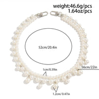 Thumbnail for Minimalist Layered Pearl Trouser Chain - ArtGalleryZen