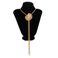 Thumbnail for Minimalist Pearl Flower Charm Long Tassel Chain Y Necklace - ArtGalleryZen