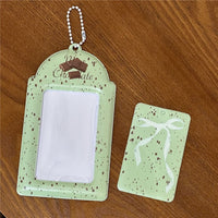 Thumbnail for Mint Chocolate Star Kpop Keychain Photocard Holder - ArtGalleryZen