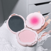 Thumbnail for Monochrome Flower Shimmer Powder Blusher - ArtGalleryZen