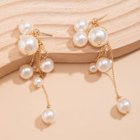 Thumbnail for Newly Dangling Tassel Pearl Earrings - ArtGalleryZen