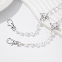 Thumbnail for Newly Rhinestone Cross Pearl Trouser Chain - ArtGalleryZen