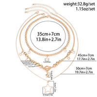 Thumbnail for Noble Layered Tassel Starry Pendant Necklace Set - ArtGalleryZen