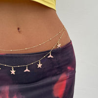 Thumbnail for Ocean Style 2pcs Enamel Starfish Mermaid Pendant Waist Chain Set - ArtGalleryZen