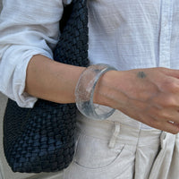Thumbnail for Ocean Style Blue Resin Bangle Bracelet - ArtGalleryZen