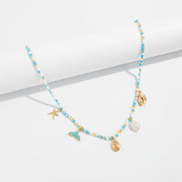 Thumbnail for Ocean Style Enamel Mermaid Conch Starfish Pearl Tassel Waist Chain - ArtGalleryZen