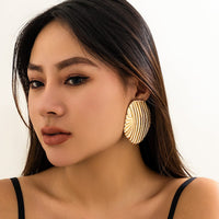 Thumbnail for Ocean Style Gold Silver Plated Shell Earrings - ArtGalleryZen