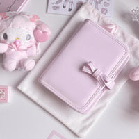 Thumbnail for Pink Bowknot PU Leather A7 Binder Cover - ArtGalleryZen