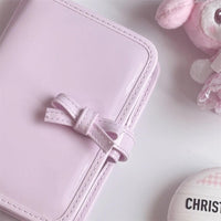 Thumbnail for Pink Bowknot PU Leather A7 Binder Cover - ArtGalleryZen